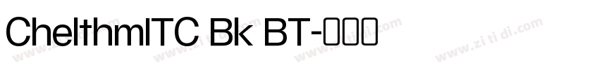 ChelthmITC Bk BT字体转换